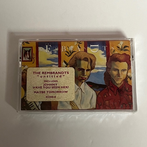 Sealed Vintage 1992 Rembrandts Untitled Cassette Danny Wilde Phil Solem - Picture 1 of 6